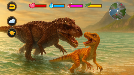 اسکرین شات 1 برنامه Talking Velociraptor