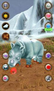 اسکرین شات برنامه Talking Woolly Rhinoceros 2