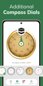 اسکرین شات 5 برنامه Qibla Finder Compass 100%