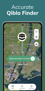 اسکرین شات برنامه Qibla Finder Compass 100% 1