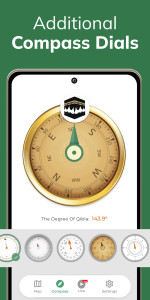 اسکرین شات 5 برنامه Qibla Finder Compass 100%