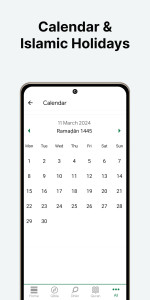 اسکرین شات 8 برنامه Muslim: Prayer Times, Qibla