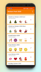 اسکرین شات برنامه Stickers for Whatsapp 2020 1
