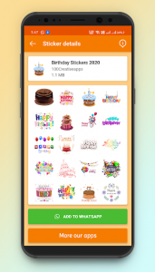 اسکرین شات برنامه Stickers for Whatsapp 2020 6