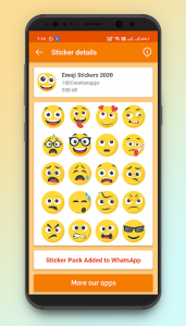 اسکرین شات برنامه Stickers for Whatsapp 2020 2