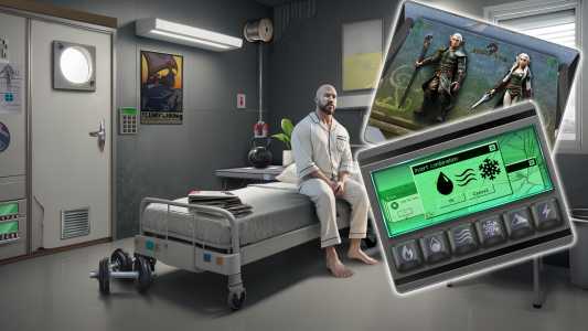 اسکرین شات 5 بازی Escape from Mental Hospital