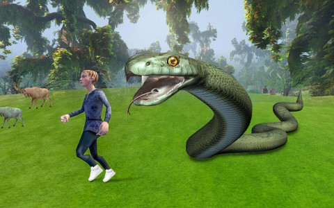 اسکرین شات بازی Hungry Anaconda Snake Sim 3D 2 1