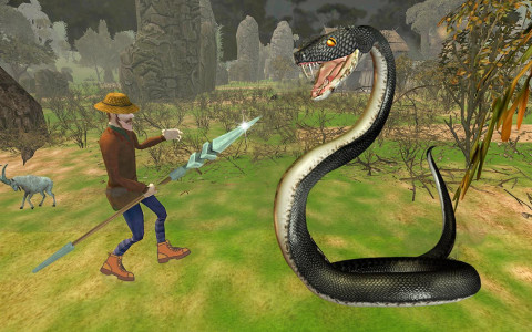 اسکرین شات 5 بازی Hungry Anaconda Snake Sim 3D 2
