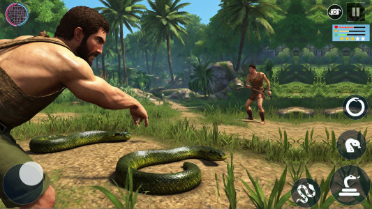 اسکرین شات 4 بازی Hungry Anaconda Snake Sim 3D