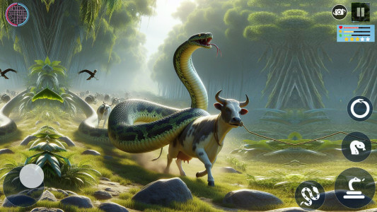 اسکرین شات 1 بازی Hungry Anaconda Snake Sim 3D