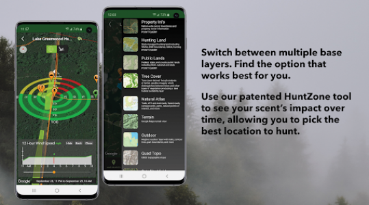 اسکرین شات برنامه HuntStand: Hunting Maps, GPS Tools, Weather 4