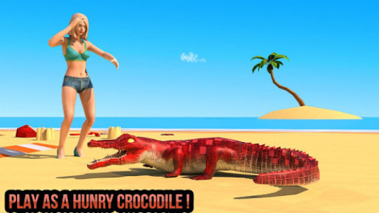 اسکرین شات بازی Angry Crocodile 2020 City Attack Simulator 5