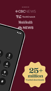 اسکرین شات 2 برنامه Hushed: US Second Phone Number