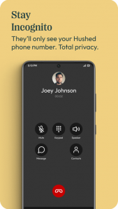 اسکرین شات 6 برنامه Hushed: US Second Phone Number
