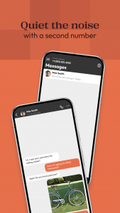 اسکرین شات 3 برنامه Hushed: US Second Phone Number
