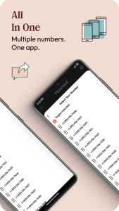 اسکرین شات 5 برنامه Hushed: US Second Phone Number