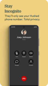 اسکرین شات 6 برنامه Hushed: US Second Phone Number