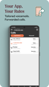 اسکرین شات 8 برنامه Hushed: US Second Phone Number