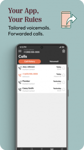 اسکرین شات 8 برنامه Hushed: US Second Phone Number