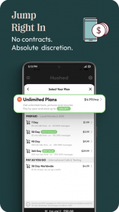 اسکرین شات 4 برنامه Hushed: US Second Phone Number