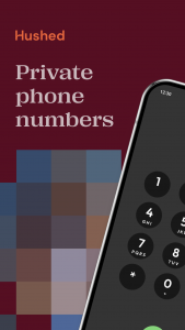 اسکرین شات 1 برنامه Hushed: US Second Phone Number