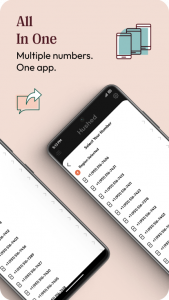 اسکرین شات 5 برنامه Hushed: US Second Phone Number
