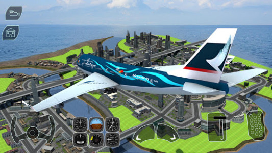 اسکرین شات بازی Take off Airplane Pilot Race Flight Simulator 8
