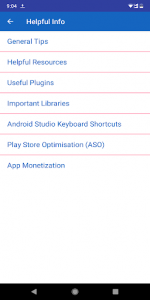 اسکرین شات برنامه Learn Android App Development: Tutorials 5