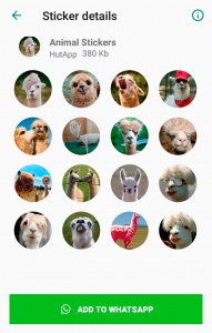 اسکرین شات برنامه Animal Stickers for WhatsApp 8
