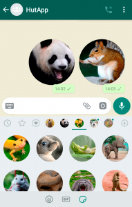 اسکرین شات برنامه Animal Stickers for WhatsApp 4