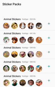 اسکرین شات برنامه Animal Stickers for WhatsApp 1