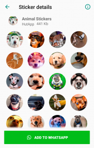اسکرین شات برنامه Animal Stickers for WhatsApp 2