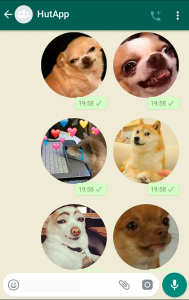 اسکرین شات برنامه Dog Stickers for WhatsApp 2