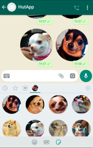 اسکرین شات برنامه Dog Stickers for WhatsApp 3
