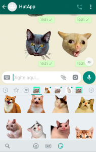 اسکرین شات برنامه Cat Stickers for WhatsApp 6