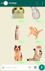 اسکرین شات برنامه Cat Stickers for WhatsApp 5