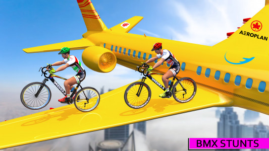 اسکرین شات برنامه BMX Cycle Stunt 3D Racing Game 1