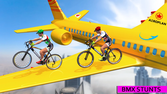 اسکرین شات 1 برنامه BMX Cycle Stunt 3D Racing Game
