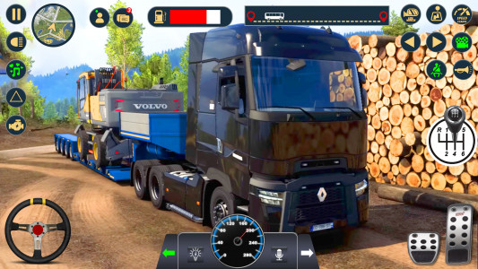 اسکرین شات بازی Truck Simulator 3D: Euro Truck 4