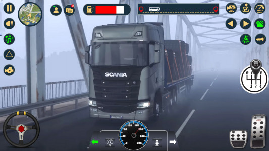 اسکرین شات بازی Truck Simulator 3D: Euro Truck 5