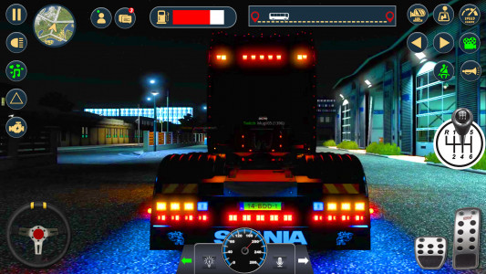 اسکرین شات بازی Truck Simulator 3D: Euro Truck 1