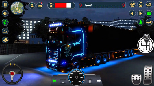 اسکرین شات بازی Truck Simulator 3D: Euro Truck 2