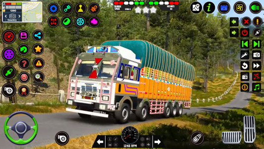 اسکرین شات بازی Indian Cargo Truck Sim Game 3D 1