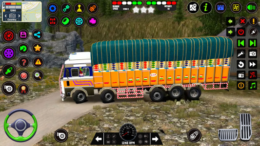 اسکرین شات بازی Indian Cargo Truck Sim Game 3D 3