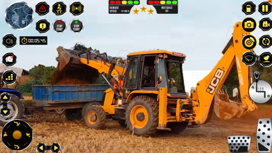 اسکرین شات بازی JCB Backhoe Construction Games 2