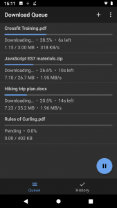 اسکرین شات برنامه Download All Files - Download Manager 1