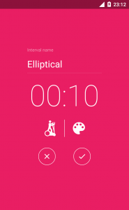 اسکرین شات برنامه Interval Timer 7