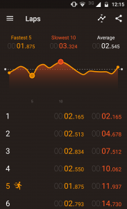 اسکرین شات برنامه Stopwatch Timer 7