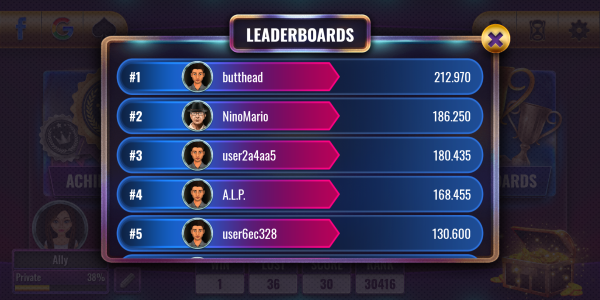 اسکرین شات 7 بازی Gin Rummy