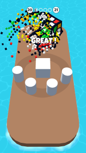 اسکرین شات 2 بازی Cube Blast 3D - Voxel Pop